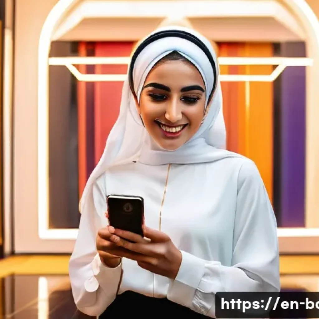 바레인의 소셜 미디어 트렌드 - A vibrant, modern Bahraini social media influencer creating short-form video content in a stylish in...