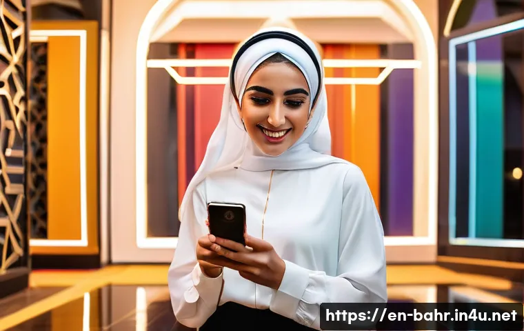 바레인의 소셜 미디어 트렌드 - A vibrant, modern Bahraini social media influencer creating short-form video content in a stylish in...